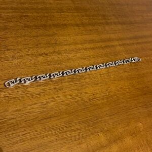 Fendi Silver Chain Bracelet